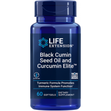 Black Cumin Seed Oil and Curcumin Elite 60 softgels