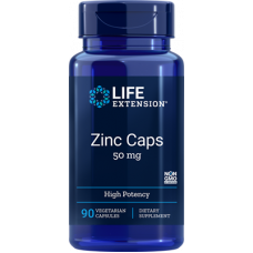 Zinc Caps 50 mg, 90 vegetarian capsules